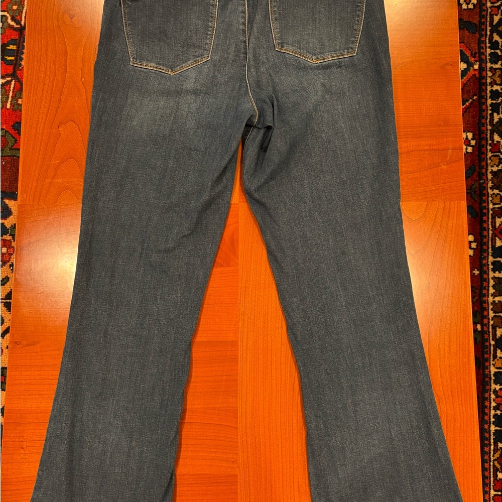 Democracy "Ab"solution Blue Boot Cut/Flair Leg Jeans, size 14 - Picture 9 of 11